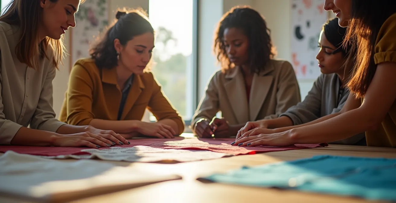 Kreative Zusammenarbeit zwischen Designern und sozialen Projekten